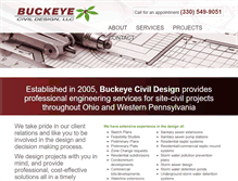 Tablet Screenshot of buckeyecivildesign.com